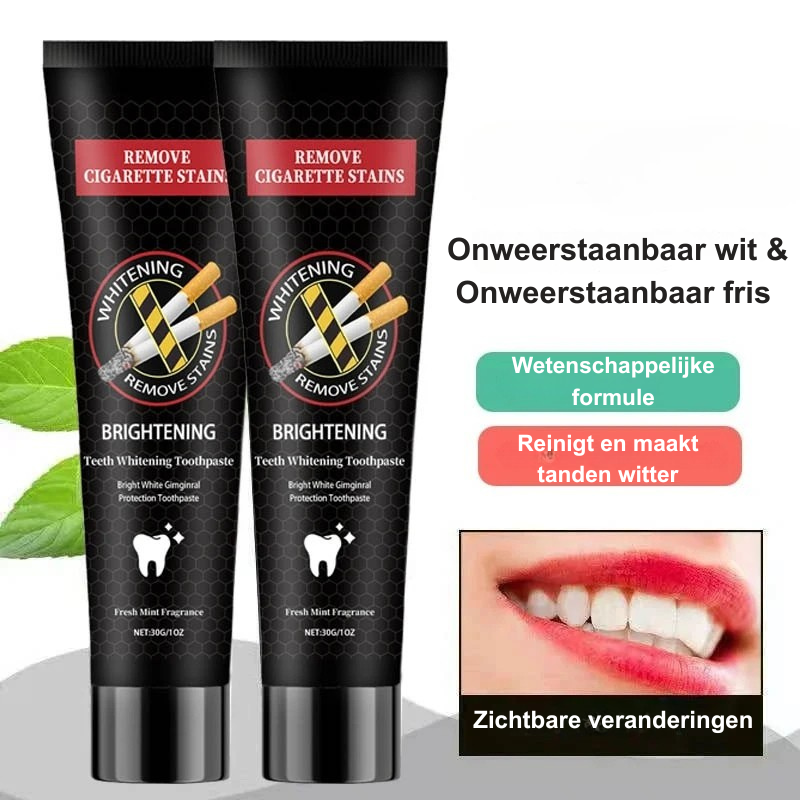 Bamboe Houtskool Zwarte Tandpasta