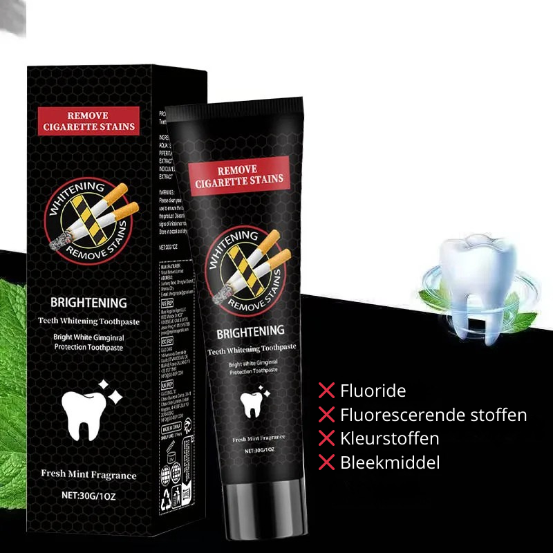 Bamboe Houtskool Zwarte Tandpasta